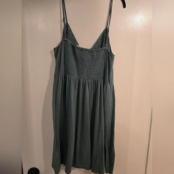 Roxy Teal XL Knit Dress with Lace Accents - Picture 5 of 5
